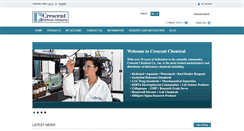 Desktop Screenshot of creschem.com
