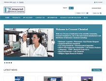 Tablet Screenshot of creschem.com